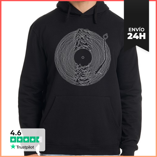 Sudadera Unisex Con Capucha Disco De Vinilo - Turntable - latostadora.com - Modalova