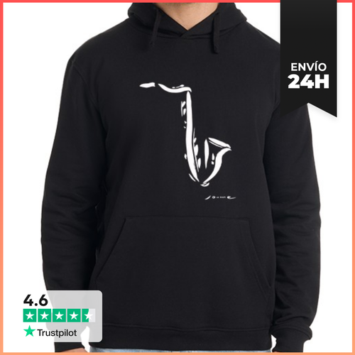 Sudadera Unisex Con Capucha Saxo Blanco LaTostadora - latostadora.com - Modalova