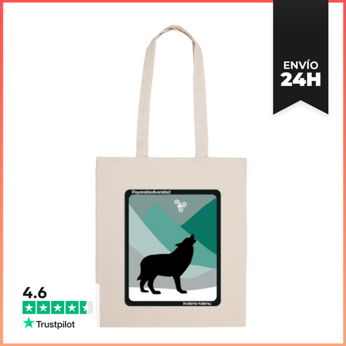 Bolsa De Tela Invierno Payares Lobo LaTostadora - latostadora.com - Modalova