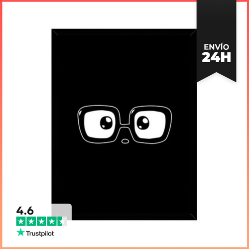 Cuadro Con Marco Vertical Gafas Ópticas Optometría Óptico Ojo - latostadora.com - Modalova