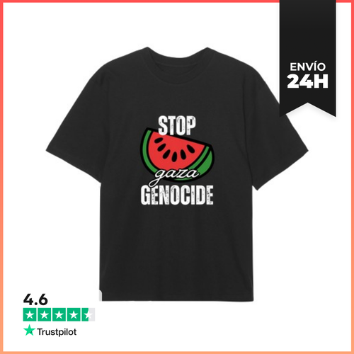 Camiseta Oversize Parad El Genocidio En Gaza LaTostadora - latostadora.com - Modalova