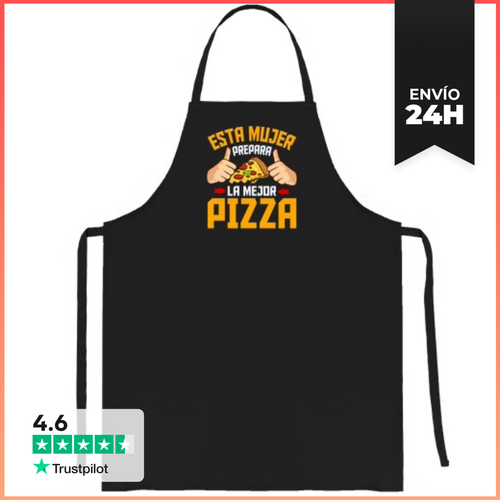 Delantal Esta Mujer Prepara La Mejor Pizza LaTostadora - latostadora.com - Modalova