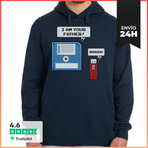 Sudadera Unisex Con Capucha Diskette Y Pendrive LaTostadora - latostadora.com - Modalova
