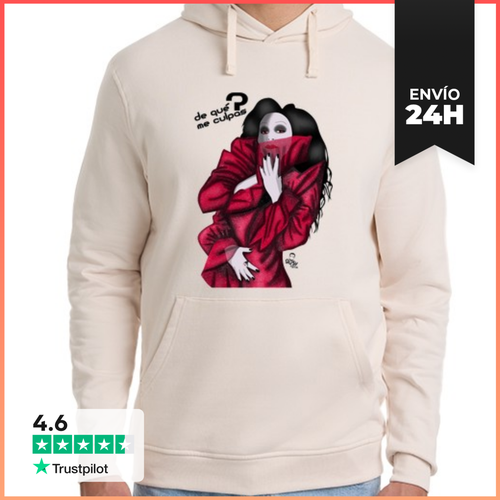 Sudadera Unisex Con Capucha DE QUÉ ME CULPAS LaTostadora - latostadora.com - Modalova