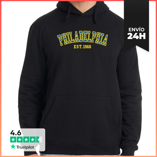 Sudadera Unisex Con Capucha Filadelfia Est 1966 LaTostadora - latostadora.com - Modalova