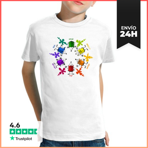 Camiseta Clásica Para Niños COLORIN 01 LaTostadora - latostadora.com - Modalova