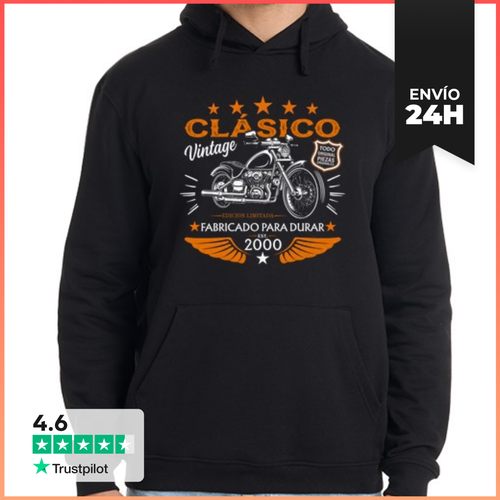 Sudadera Unisex Con Capucha Clásico Fabricado Para Durar 2000 - latostadora.com - Modalova