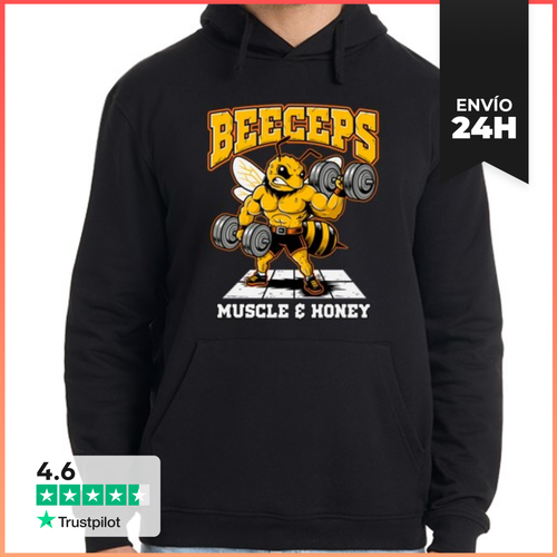 Sudadera Unisex Con Capucha Beeceps LaTostadora - latostadora.com - Modalova