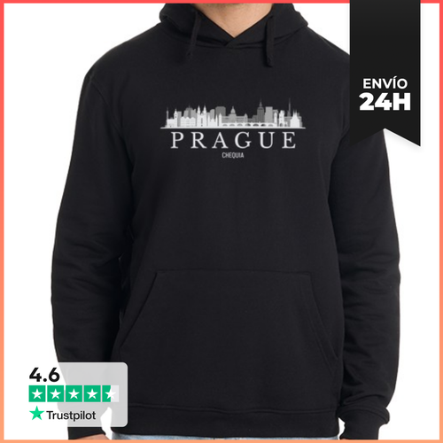 Sudadera Unisex Con Capucha Horizonte De Praga, Praga Chequia - latostadora.com - Modalova