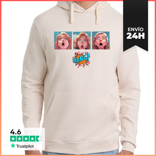 Sudadera Unisex Con Capucha Globo De Chicle Explota. Bang - latostadora.com - Modalova