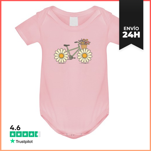 Body Bebé Flor De Bicicleta LaTostadora - latostadora.com - Modalova