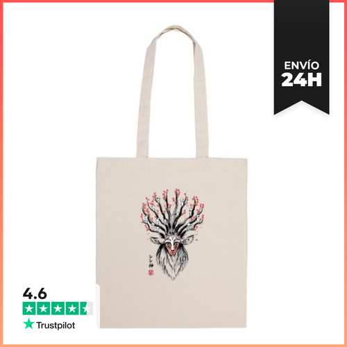 Bolsa De Tela The Deer God Sumi-e LaTostadora - latostadora.com - Modalova