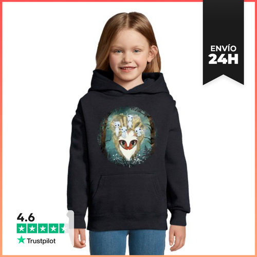 Sudadera Para Niños Con Capucha Mononoke LaTostadora - latostadora.com - Modalova
