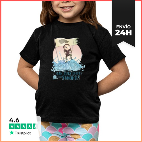 Camiseta Clásica Para Niños El Miedo Corta Más Profundo Que La - latostadora.com - Modalova