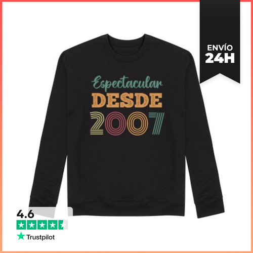 Sudadera Unisex ESPECTACULAR DESDE 2007 LaTostadora - latostadora.com - Modalova