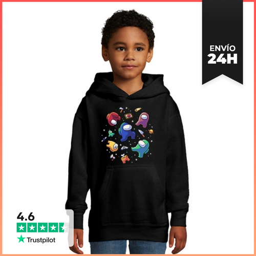 Sudadera Para Niños Con Capucha Impostors In Space - Among Us - latostadora.com - Modalova