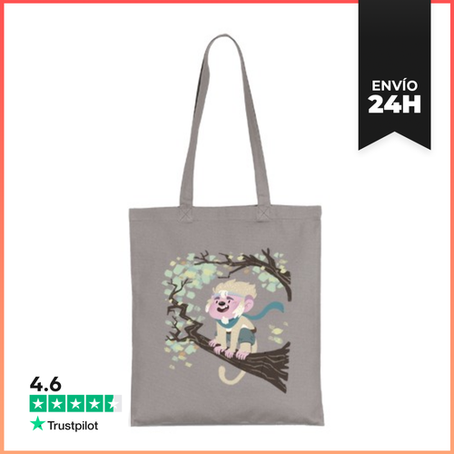 Bolsa De Tela Mono Blanco LaTostadora - latostadora.com - Modalova