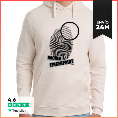 Sudadera Unisex Con Capucha Hacker Fingerprint LaTostadora - latostadora.com - Modalova