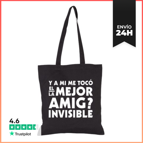 Bolsa De Tela MEJOR AMIGO INVISIBLE LaTostadora - latostadora.com - Modalova