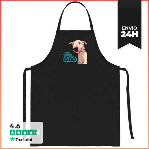 Delantal Bull Terrier DAd LaTostadora - latostadora.com - Modalova