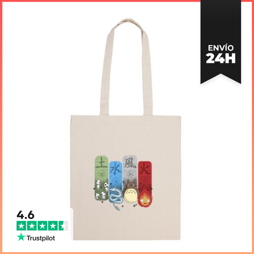 Bolsa De Tela Ghibli Elemental Charms LaTostadora - latostadora.com - Modalova