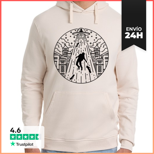 Sudadera Unisex Con Capucha Ovni Extraterrestre Marcianos - latostadora.com - Modalova