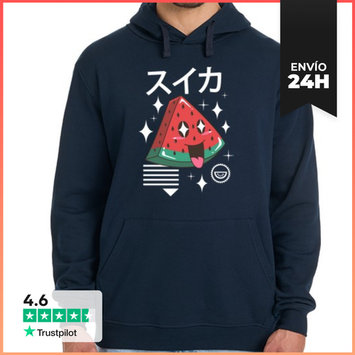 Sudadera Unisex Con Capucha Sandía Kawaii LaTostadora - latostadora.com - Modalova