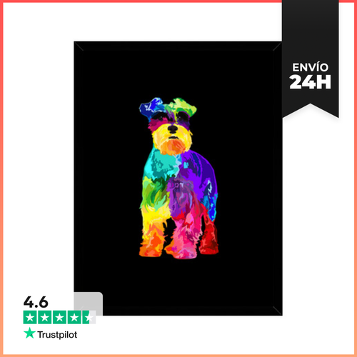 Cuadro Con Marco Vertical Regalos Para Amantes De Los Perros Mini - latostadora.com - Modalova