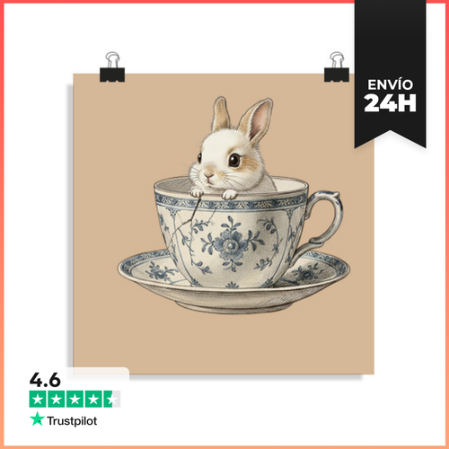 Póster Cuadrado Diseño 4700155 LaTostadora - latostadora.com - Modalova
