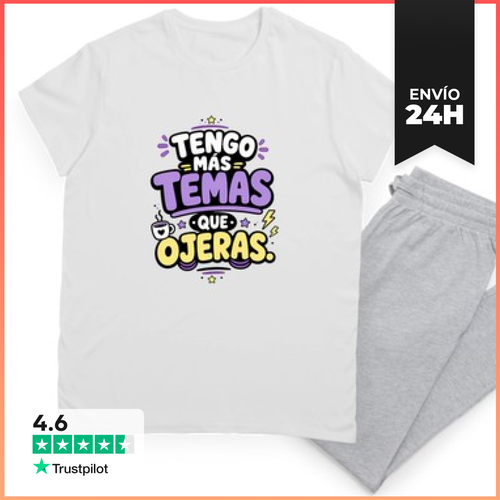 Pijama Tengo Más Temas Que Ojeras LaTostadora - latostadora.com - Modalova