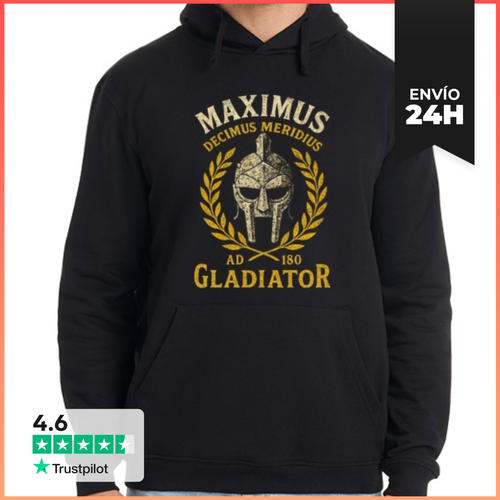 Sudadera Unisex Con Capucha Maximus Decimus Meridius Gladiator - latostadora.com - Modalova