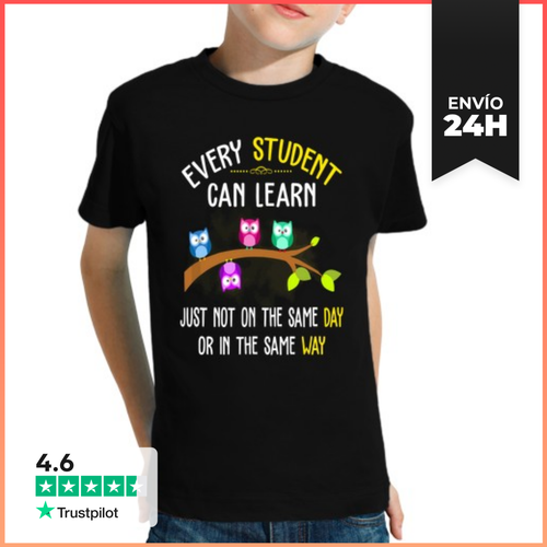 Camiseta Clásica Para Niños Cada Estudiante Puede Aprender Cita - latostadora.com - Modalova