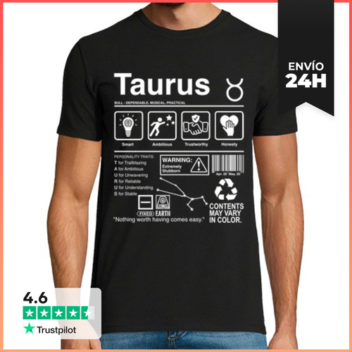 Camiseta Hombre Clásica Taurus Label LaTostadora - latostadora.com - Modalova