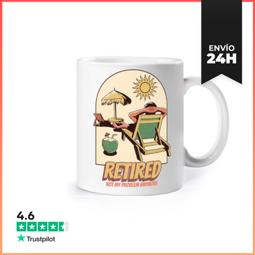 Taza Retired Not My Problem Anymore - Retirement Gift LaTostadora - latostadora.com - Modalova