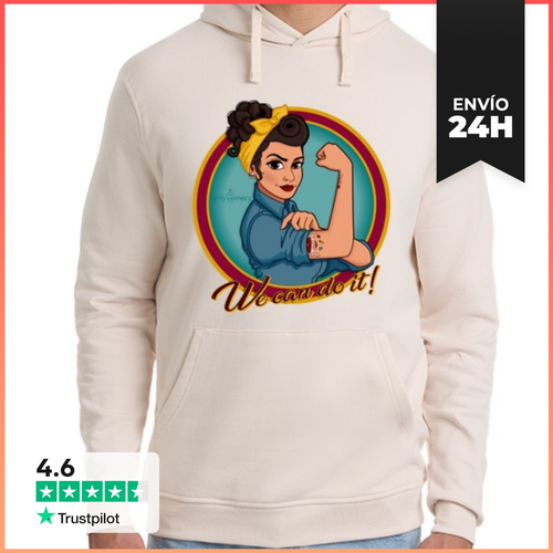 Sudadera Unisex Con Capucha We Can Do It LaTostadora - latostadora.com - Modalova