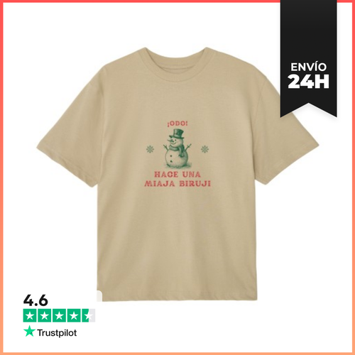 Camiseta Oversize Hace Biruji Navidad LaTostadora - latostadora.com - Modalova