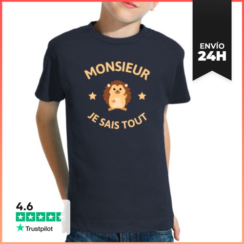 Camiseta Clásica Para Niños Señor Sé Todo El Humor Gracioso - latostadora.com - Modalova