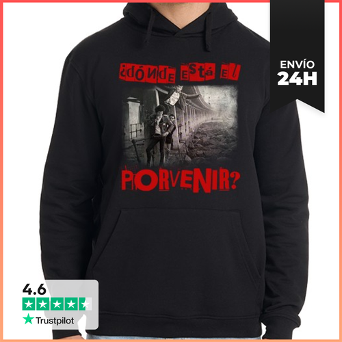 Sudadera Unisex Con Capucha Dónde Está El Porvenir LaTostadora - latostadora.com - Modalova