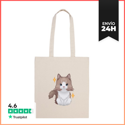 Bolsa De Tela Ragdoll Bicolor LaTostadora - latostadora.com - Modalova
