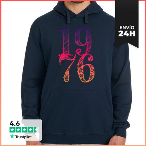 Sudadera Unisex Con Capucha 1976 50 Anos LaTostadora - latostadora.com - Modalova