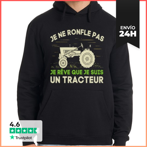 Sudadera Unisex Con Capucha No Ronco Humor Regalo De Tractor - latostadora.com - Modalova