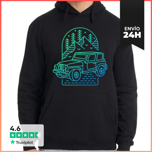 Sudadera Unisex Con Capucha Mi Jeep Mi Aventura 2 LaTostadora - latostadora.com - Modalova