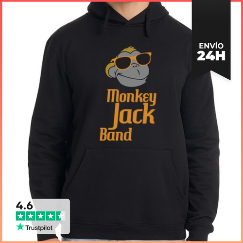Sudadera Unisex Con Capucha Monkey Jack Band LaTostadora - latostadora.com - Modalova