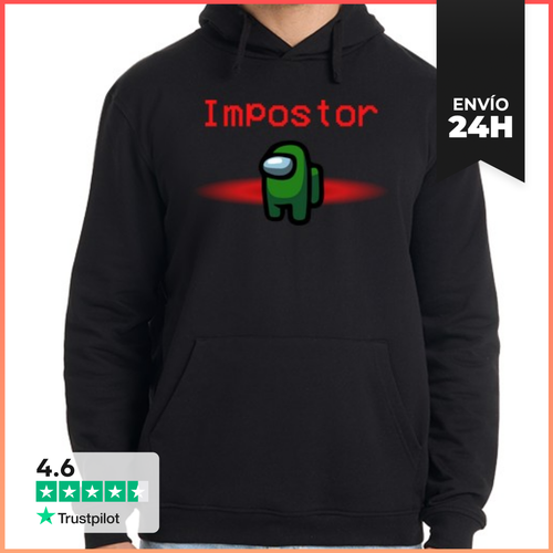 Sudadera Unisex Con Capucha Among Us Verde Impostor LaTostadora - latostadora.com - Modalova