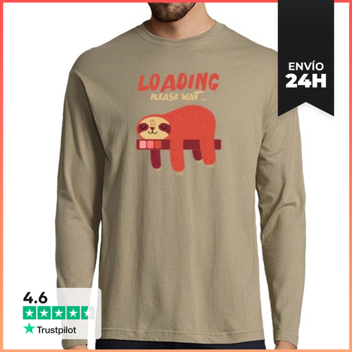 Camiseta Hombre Manga Larga Cargando LaTostadora - latostadora.com - Modalova