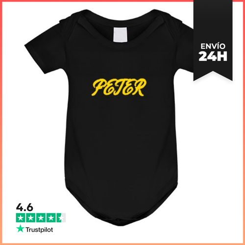 Body Bebé Texto Amarillo LaTostadora - latostadora.com - Modalova