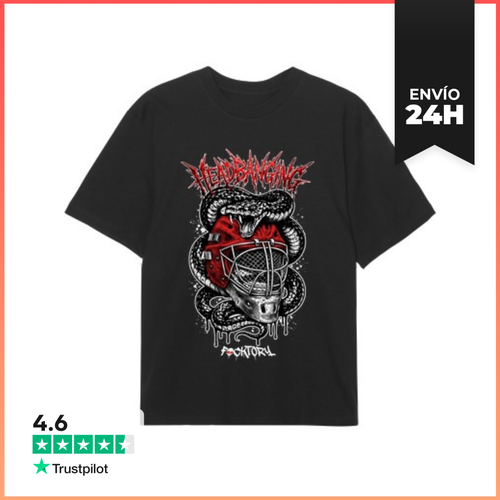 Camiseta Oversize Headbanging Hockey LaTostadora - latostadora.com - Modalova