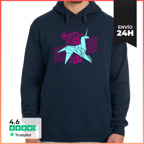 Sudadera Unisex Con Capucha Blade Runner - Time To Die - latostadora.com - Modalova