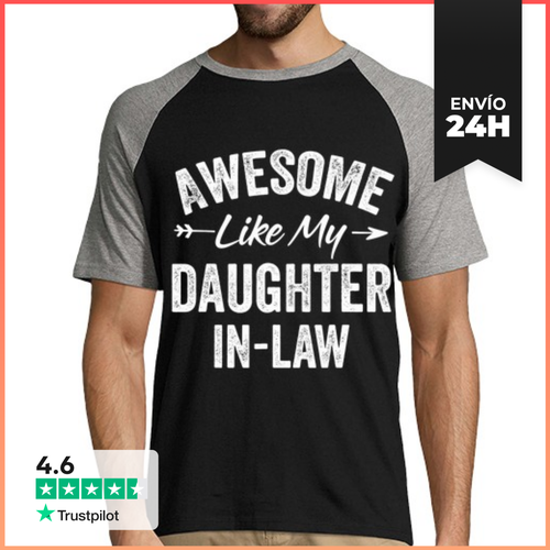 Camiseta Hombre, Estilo Béisbol Increíble Como Mi Nuera - latostadora.com - Modalova
