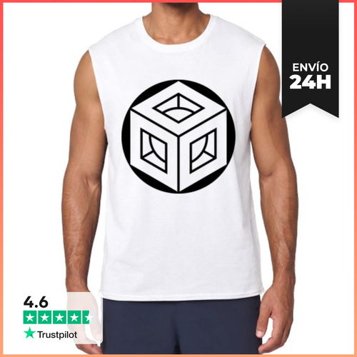 Camiseta Sin Mangas Diseño De Círculo De Cultivo Del Cubo D - latostadora.com - Modalova